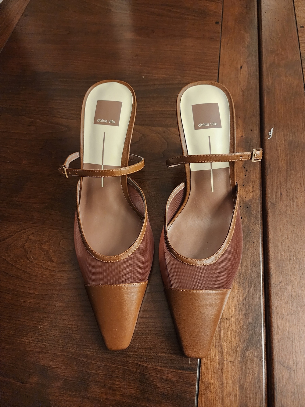 Dolce Vita Loyd Cognac Heels Brand New Size 10.5
